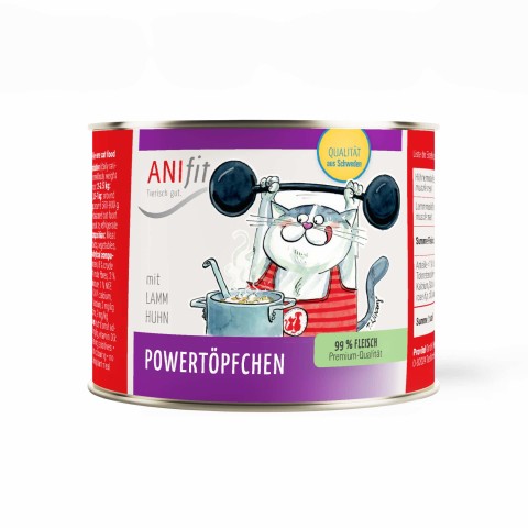 Power Potje β Energierijke Vlees-Mix voor Actieve Katten